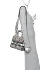 Canvas Around the World Embroidered Medium Lady D-Lite White Multicolor
