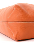 Taurillon Clemence Double Sens Reversible Tote Orange Gold