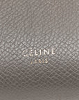 Grained Calfskin Micro Belt Bag Grey