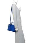 Calfskin Nano Sac De Jour Royal Blue