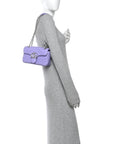 Lambskin Matelasse Small GG Marmont Shoulder Bag Lapis
