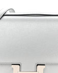 Metallic Chevre Chamkilight Constance 18 Argent