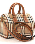 Vintage Check Mini Bowling Bag Briar Brown
