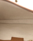 Raffia GG Supreme Monogram Calfskin Small Jackie 1961 Hobo Natural