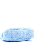 Terry Cloth Mini Re-Edition 2000 Bag Celeste Black