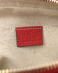 Pebbled Calfskin Small Soho Disco Bag Tabasco Red