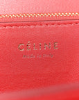 Lizard Medium Classic Box Flap Bag Ruby