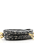 Oblique Saddle Bag Blue