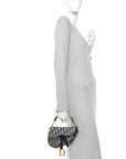 Oblique Mini Saddle Bag Blue