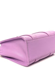 Grained Calfskin Small The Tote Bag Regal Orchid