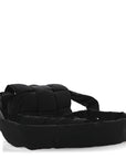 Nylon Intrecciato Padded Tech Candy Cassette Bag Black