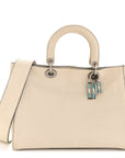 Canyon Grained Lambskin Large Lady D1OR Off White