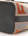 Kuban Canvas Vitello King F is FNDI FF Embroidered Mini Mon Tresor Bucket Bag Tartufo Ebano Multicolor