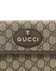GG Supreme Monogram Neo Vintage Web Belt Bag Brown