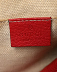 Pebbled Calfskin Small Soho Disco Bag Tabasco Red