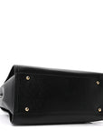 Caviar Small Studded Deauville Tote Black