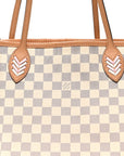 Damier Azur Braided Neverfull MM Orange