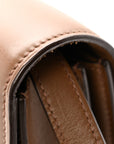 Box Calfskin Medium Classic Box Flap Bag Camel