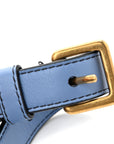 Oblique Saddle Belt Bag Cornflower Blue