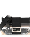 Plexiglass Vitello Mini Baguette Trunk Black Transparent