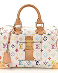 Monogram Multicolor Speedy 30 White