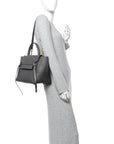 Smooth Calfskin Mini Belt Bag Grey