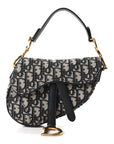 Oblique Mini Saddle Bag Blue