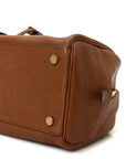 Calfskin Small Sac De Jour Boston Handle Toasted Brown