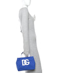 Canvas Mini DG Logo Shopper Tote Bluette