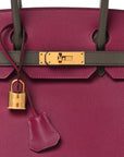 Epsom Horseshoe Birkin 30 Rose Poupre Etain