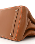 Togo Horseshoe Birkin 35 Gold Orange