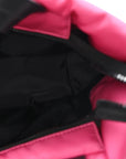 Tessuto Nylon Soft Padded Shopping Tote Fuxia