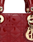 Patent Cannage Mini Lady D1OR Red