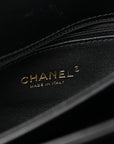 Lambskin Quilted Small Trendy CC Dual Handle Flap Bag Black
