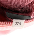 Tessuto Nylon Saffiano Mini Re-Edition 2000 Bag Rosa
