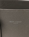 Grained Calfskin Baby Sac De Jour Fog