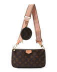 Monogram Multi Pochette Accessories Large Pochette Rose Clair