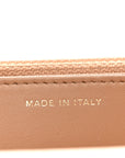 Calfskin Quilted Perfect Fit Wallet On Chain WOC Beige