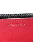 Lambskin Quilted CHNL 19 Wallet On Chain WOC Black