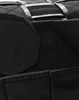 Paper Calfskin Maxi Intrecciato Small Cassette Crossbody Bag Black