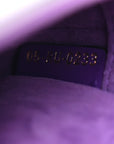 Supple Calfskin Mini Saddle Bag Purple
