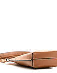 Smooth Calfskin Anagram Phone Pouch Tan