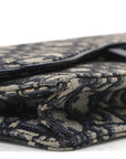 Oblique Saddle Chain Pouch Blue
