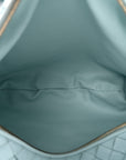 Nappa Intrecciato Teen Jodie Hobo Teal Washed