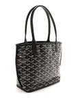 Goyardine Reversible Mini Anjou Black