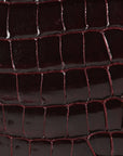 Shiny Porosus Crocodile Birkin 35 Bourgogne
