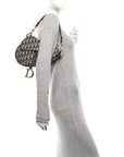 Oblique Saddle Bag Blue