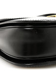 Shiny Calfskin Medium Triomphe Black