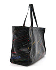 Agneau Logo Print Market XL Shopper Black Black