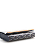 Goyardine Monte Carlo Bois Clutch Navy